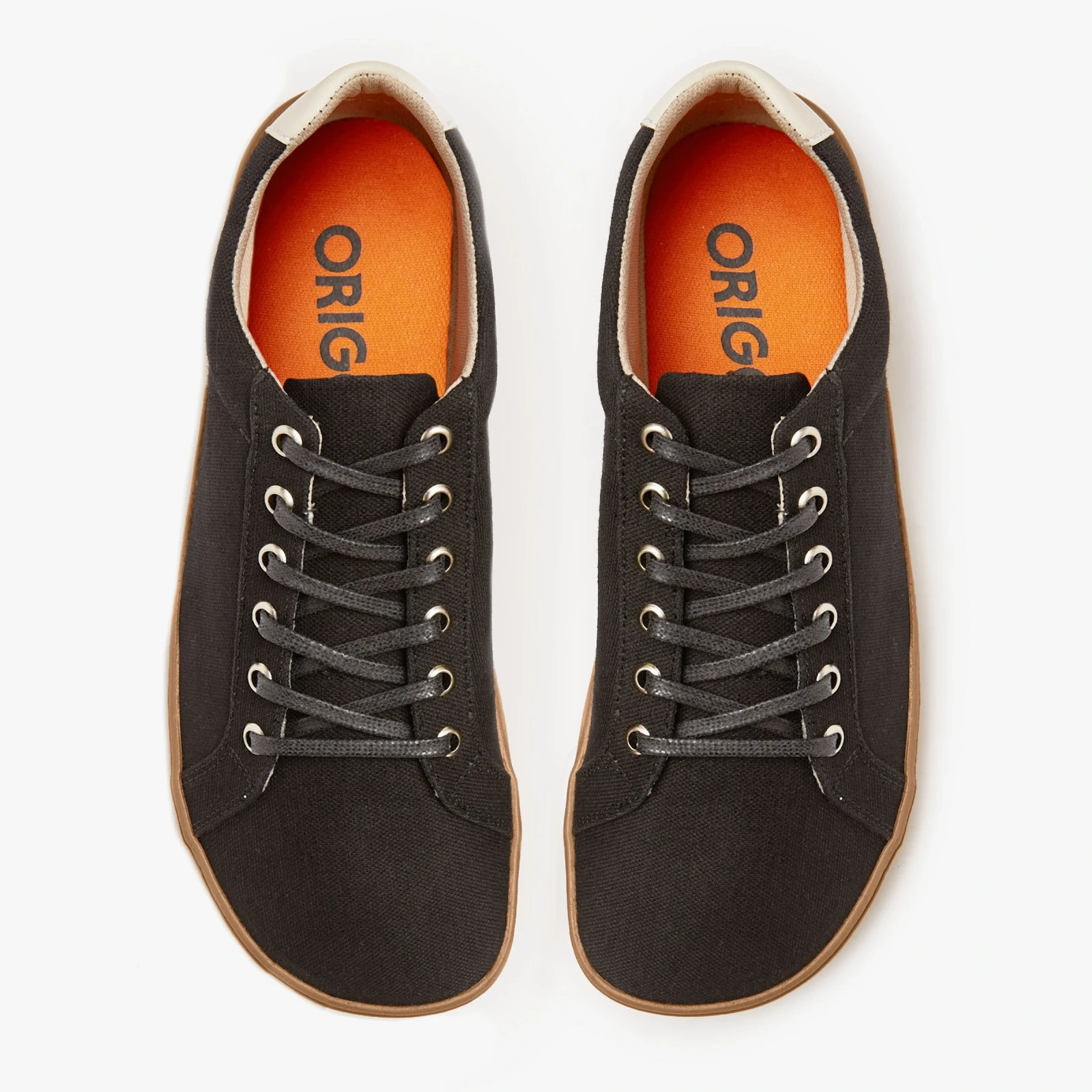 Босоногие кеды Origo Everyday Sneaker Gen 3 — чёрный с янтарной подошвой, фото 5