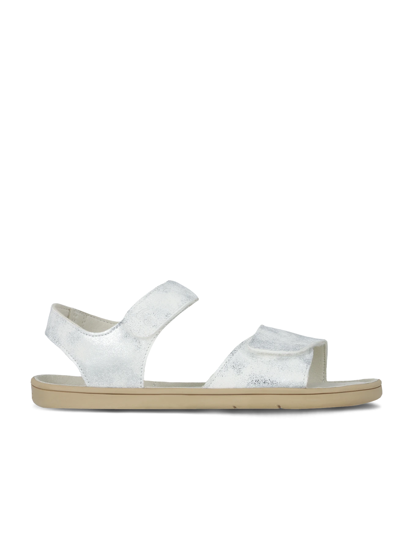 Детские босоногие сандалии Be Lenka Miami Junior - молочный с блеском — фото 1 из 6