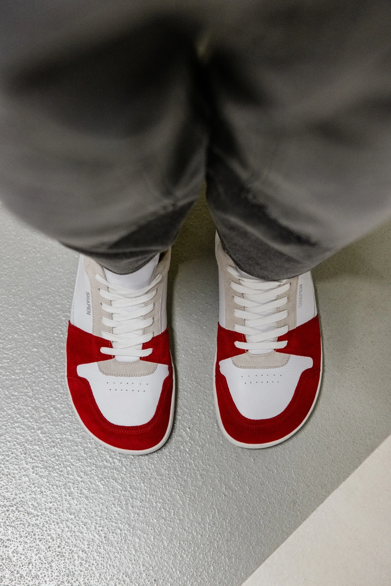 Босоногие кроссовки Shapen RE:WIND — красный чили, фото 10