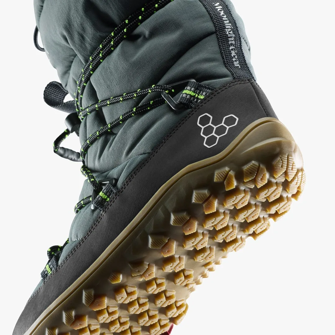 Ботинки Vivobarefoot Tracker Pioneer Boot WP — женская модель, тёмный серо-зелёный, фото 7
