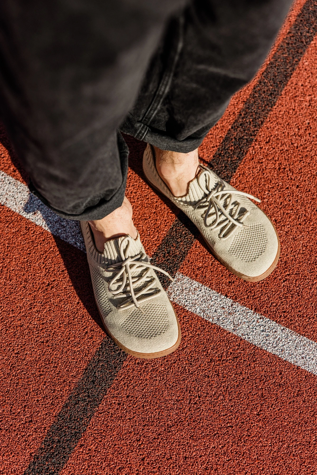 Босоногие кроссовки Shapen WEAVIN — бежевый (веганское исполнение), фото 2