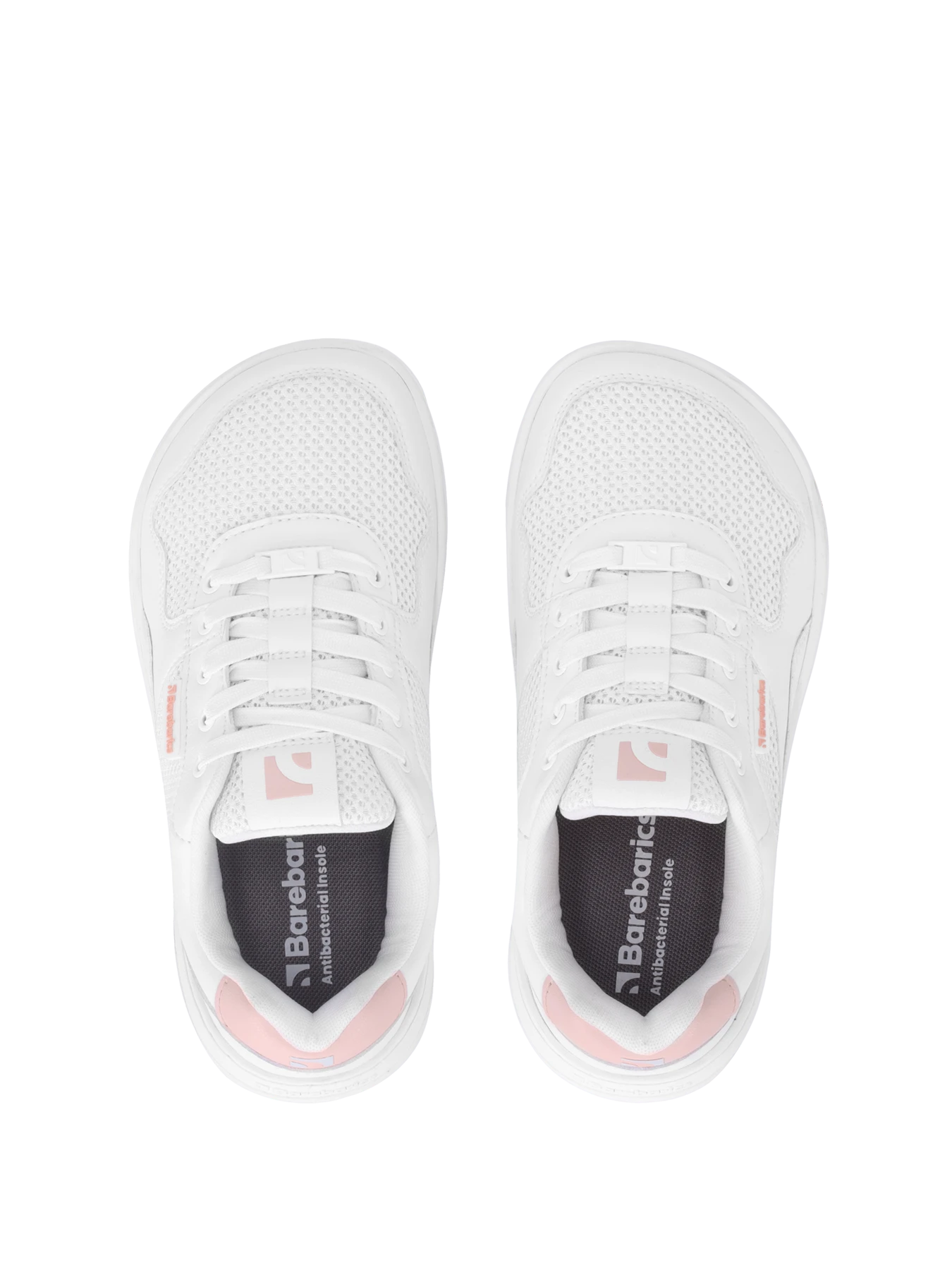 Босоногие кроссовки Barebarics Zing - Fresh - белый и кораллово-розовый, фото 7